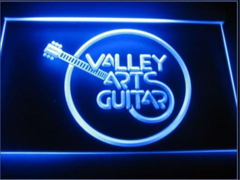 Valley Arts Guitar LED neon Sign